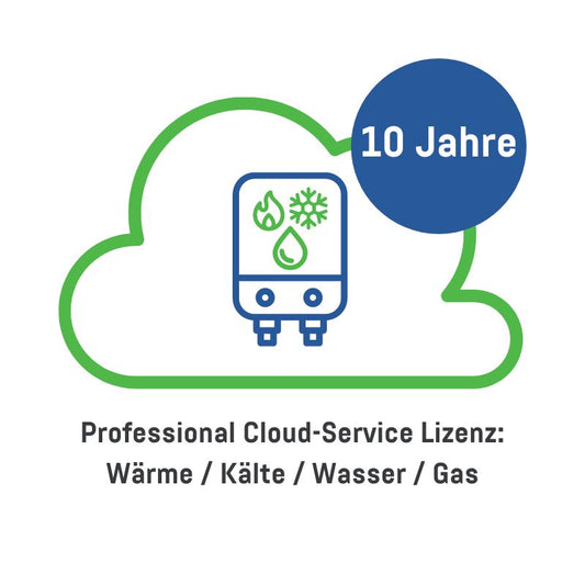smart-me Professional Cloud-Service Lizenz: Wärme / Kälte / Wasser / Gas, 10 Jahre pro Messpunkt